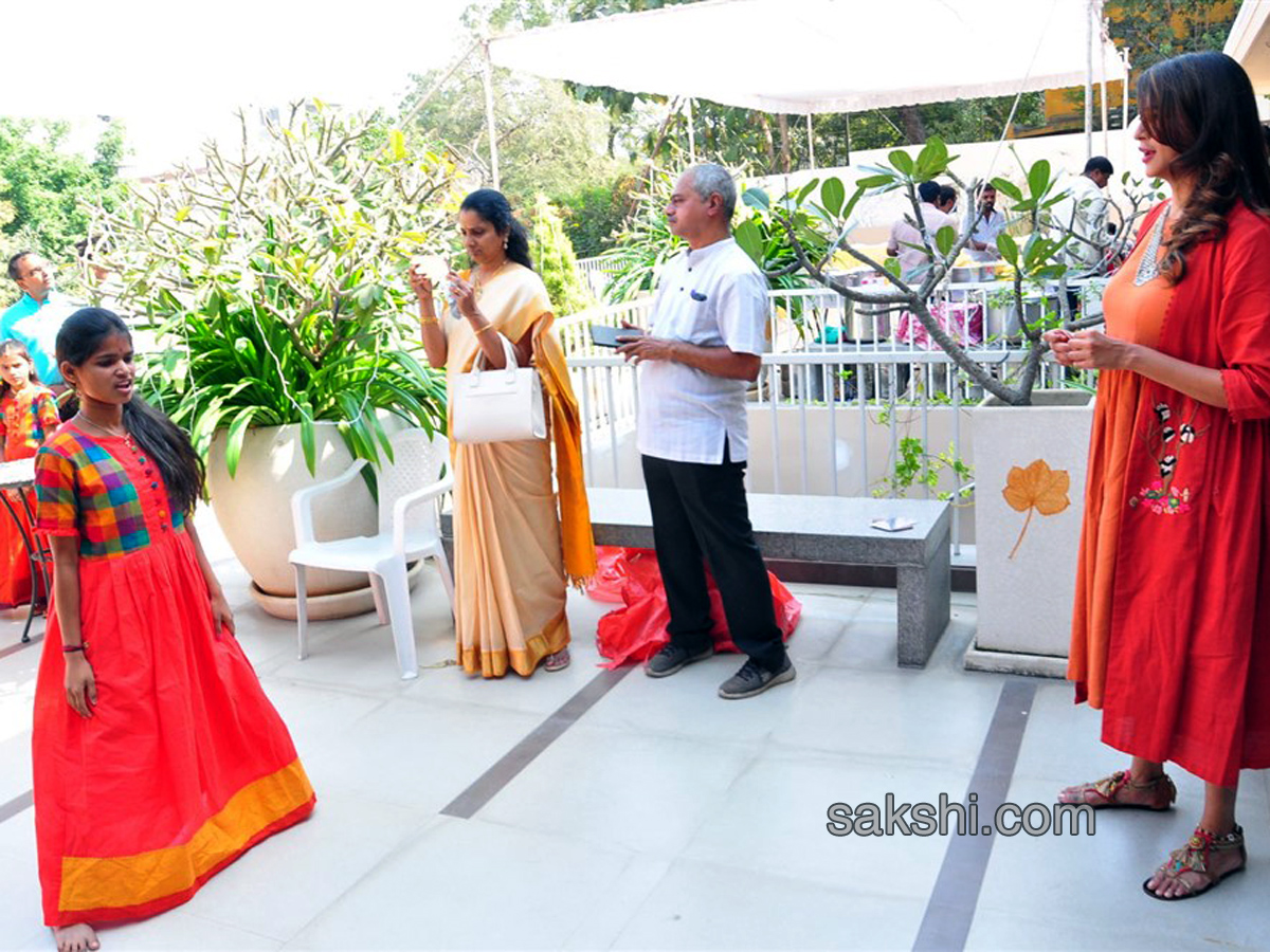  Lakshmi Manchu Sankranthi Celebrations with Govt School Students - Sakshi5