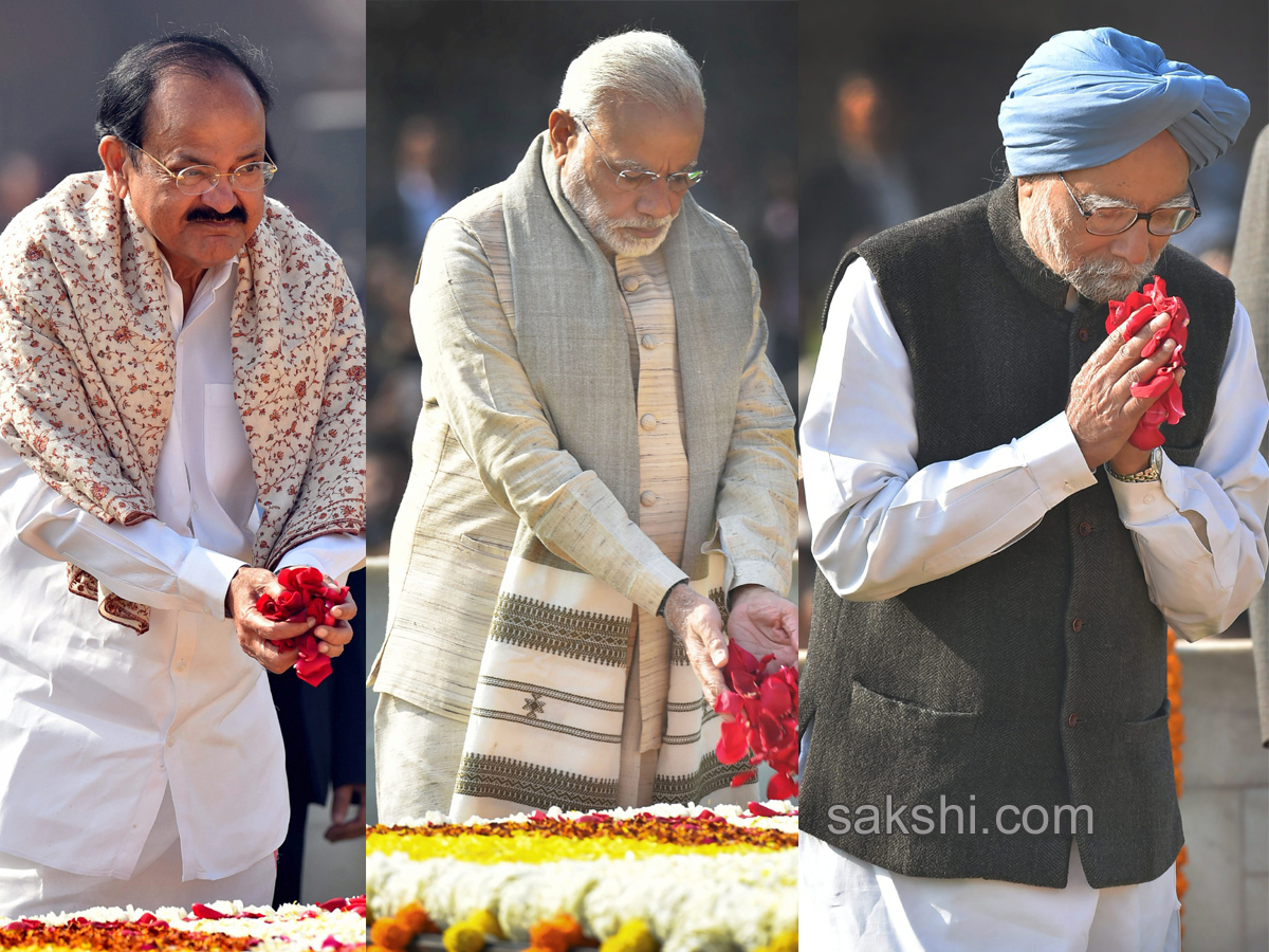 Mahatma Gandhi on his 70th death anniversary in New Delhi - Sakshi17