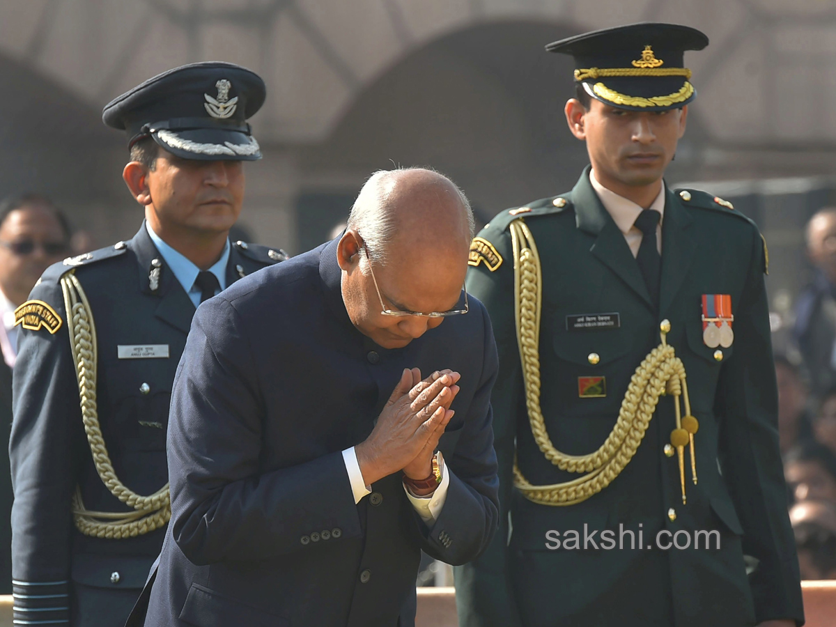 Mahatma Gandhi on his 70th death anniversary in New Delhi - Sakshi10