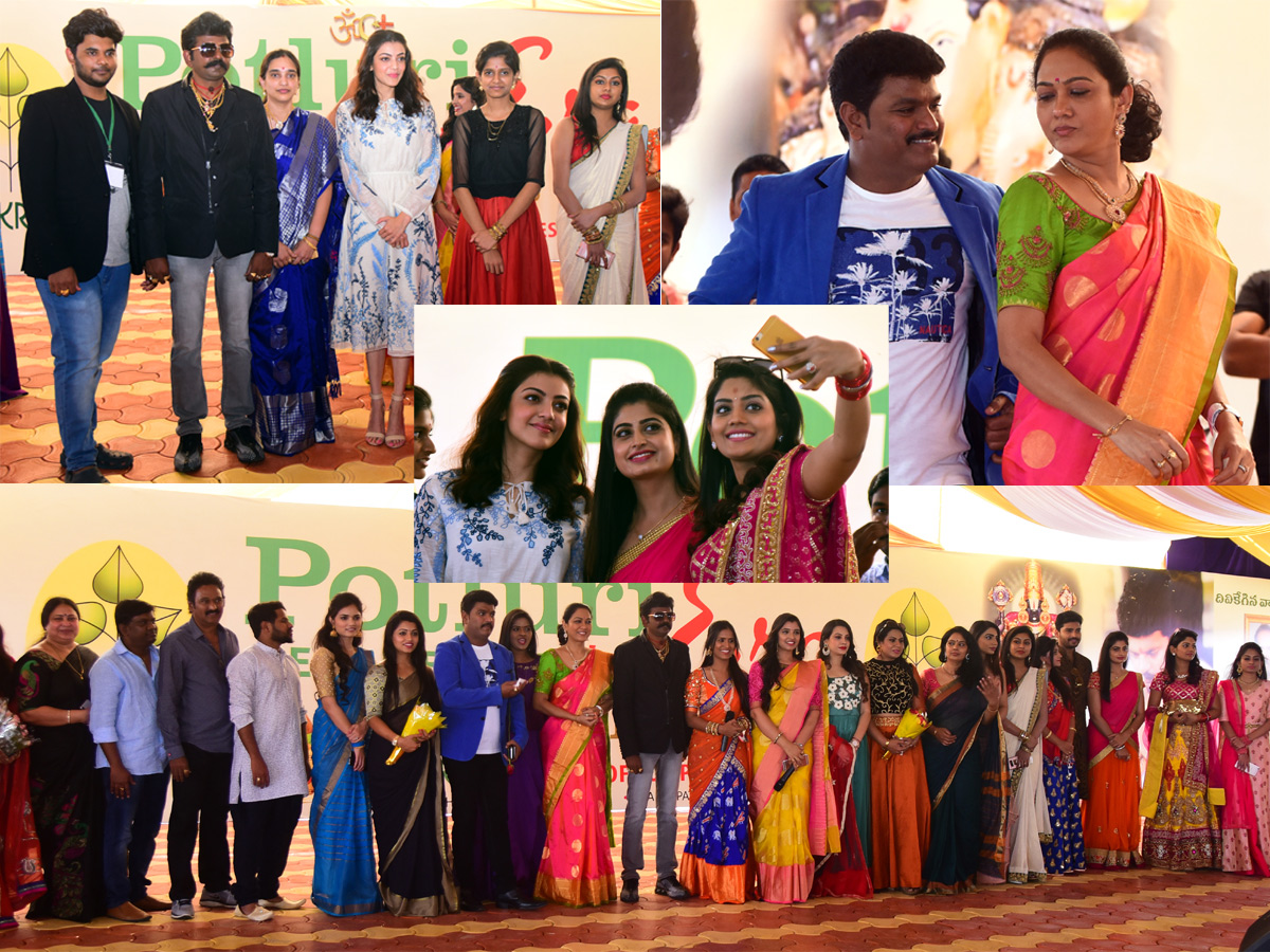Kajal Aggarwal Visits Vijayawada Lays Foundation Stone For Showroom - Sakshi2