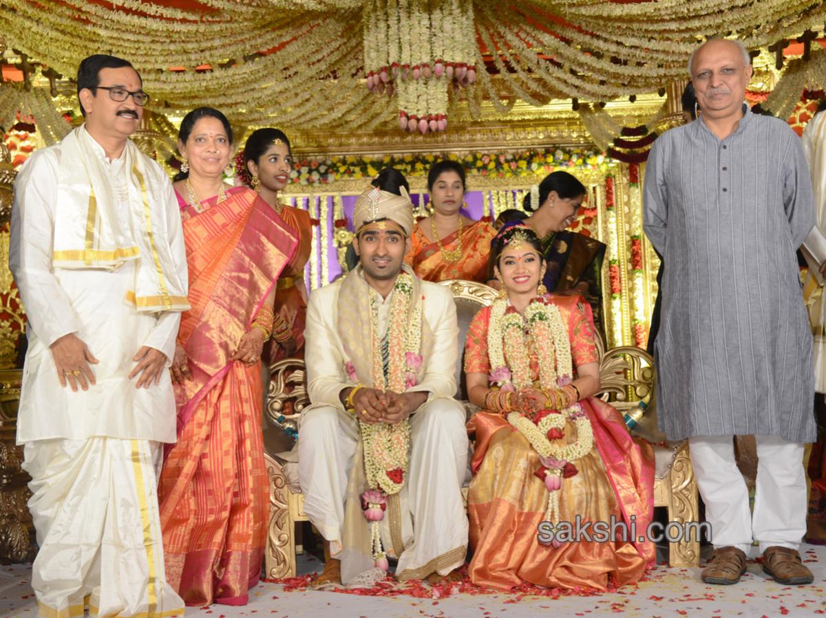 ys bharathi reddy attend bharathi cement director daughter marriage - Sakshi3