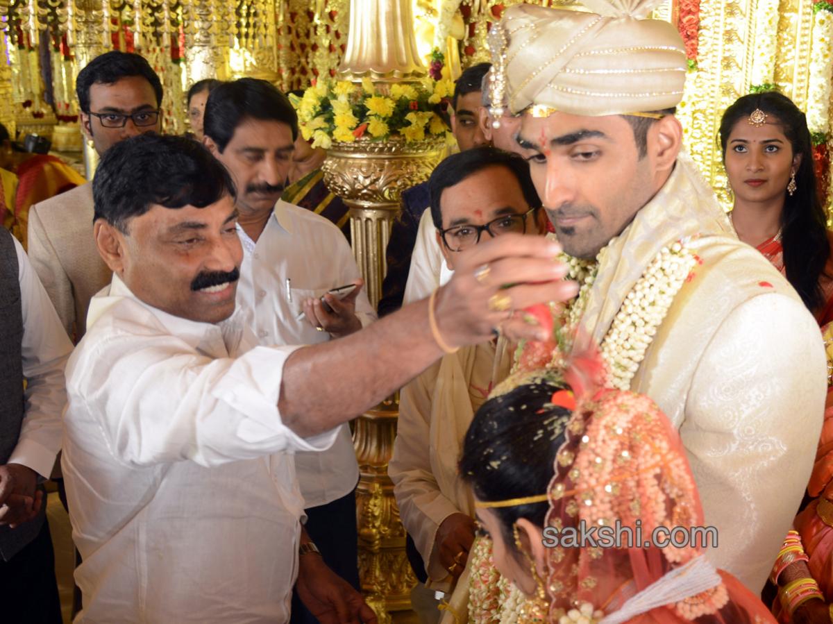 ys bharathi reddy attend bharathi cement director daughter marriage - Sakshi9
