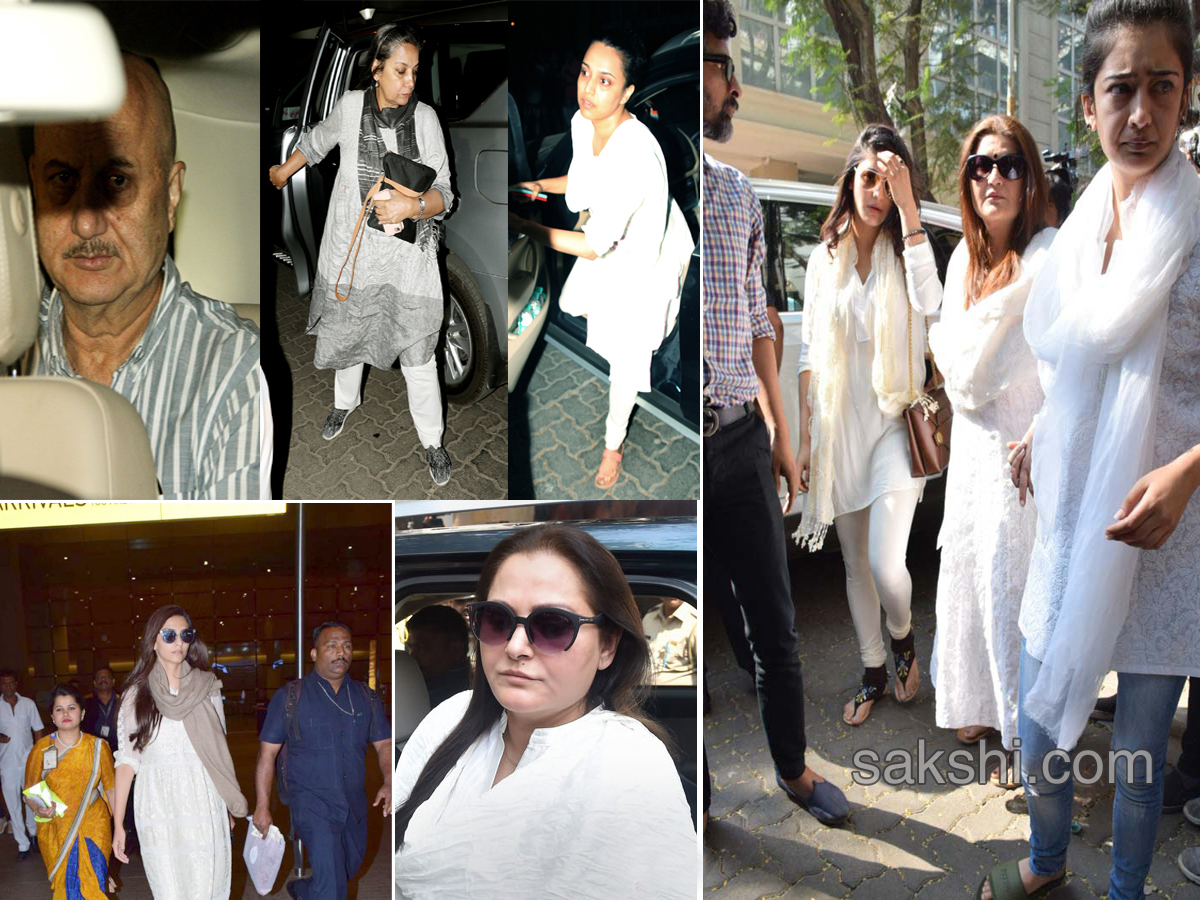  Bollywood celebrities offer condolences at Anil Kapoor’s residence - Sakshi2