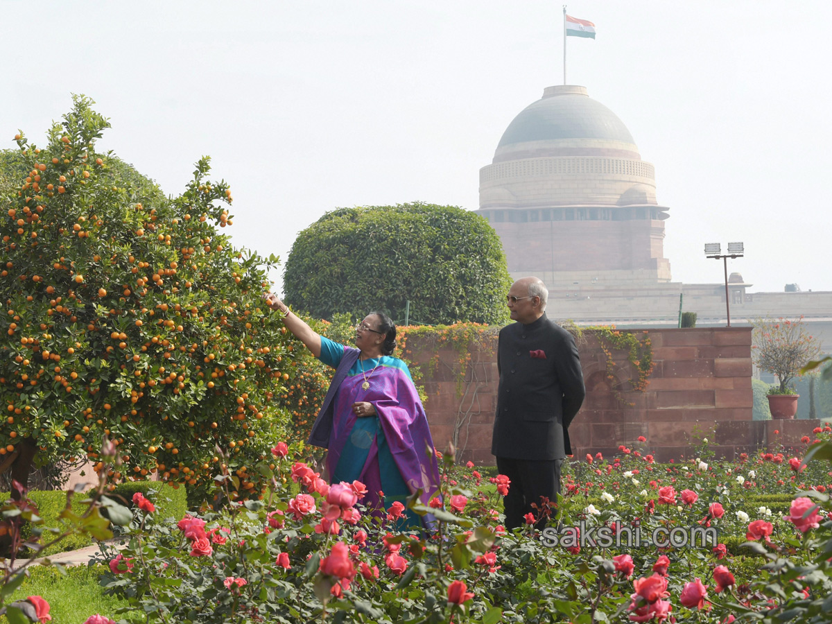 Mughal Gardens at Rashtrapati Bhavan in New Delhi - Sakshi16