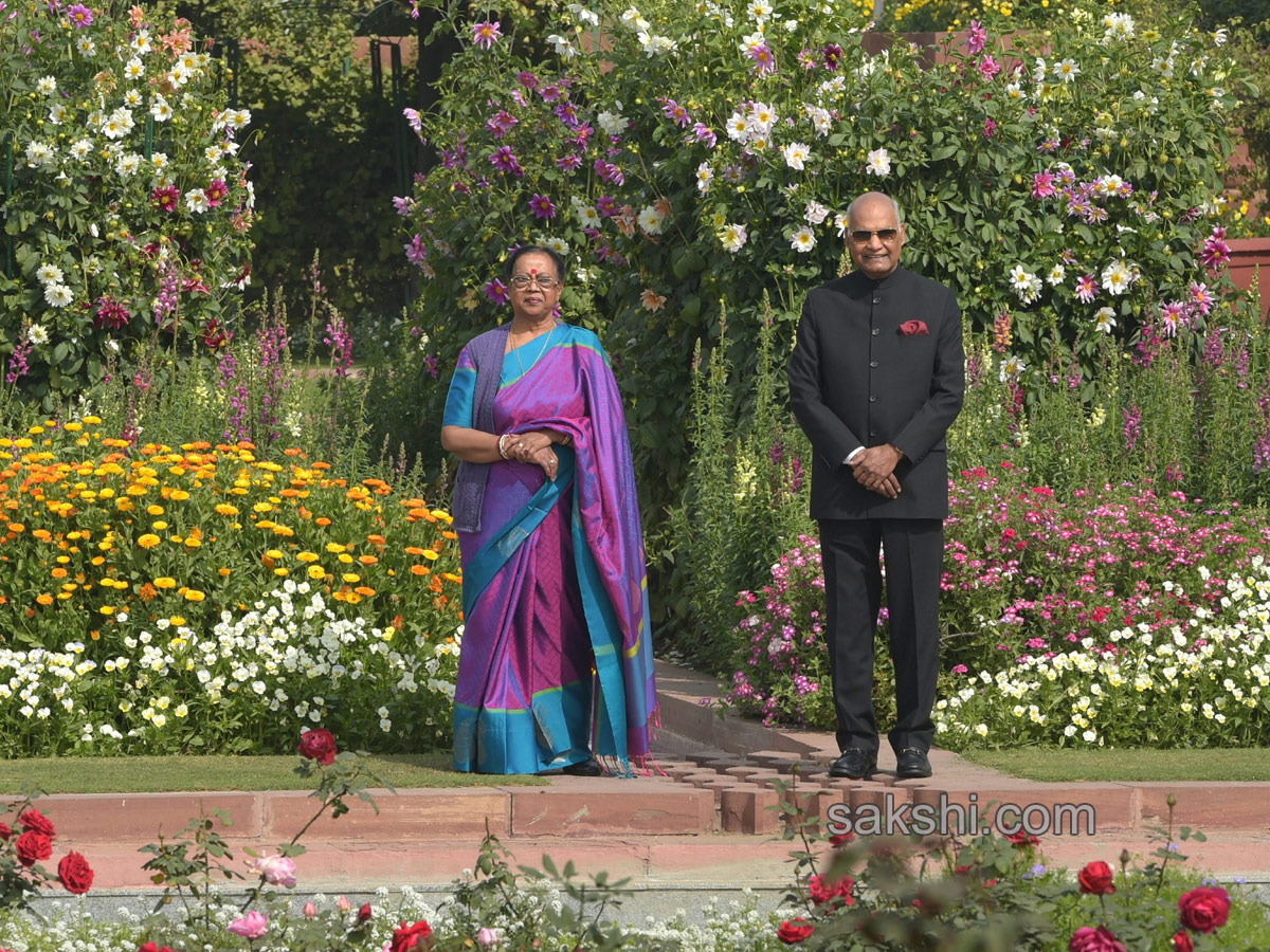 Mughal Gardens at Rashtrapati Bhavan in New Delhi - Sakshi9