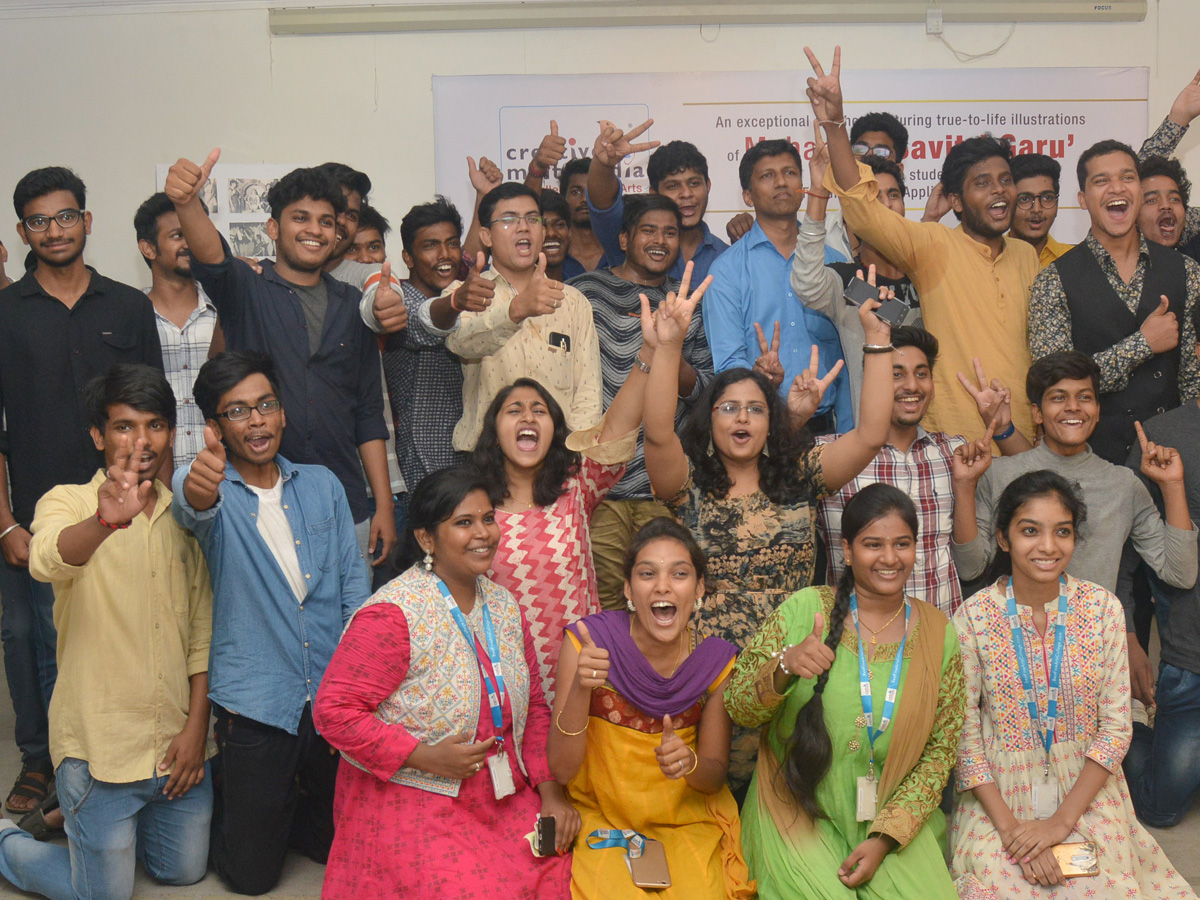 Mahanati Savitri panting at jnafau students photo gallery - Sakshi11