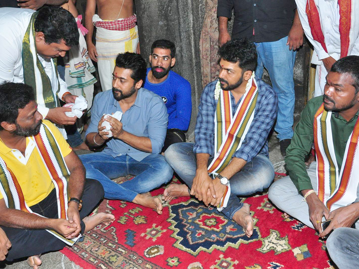 Surya and Karthi at Simhachalam Temple Photo Gallery - Sakshi8
