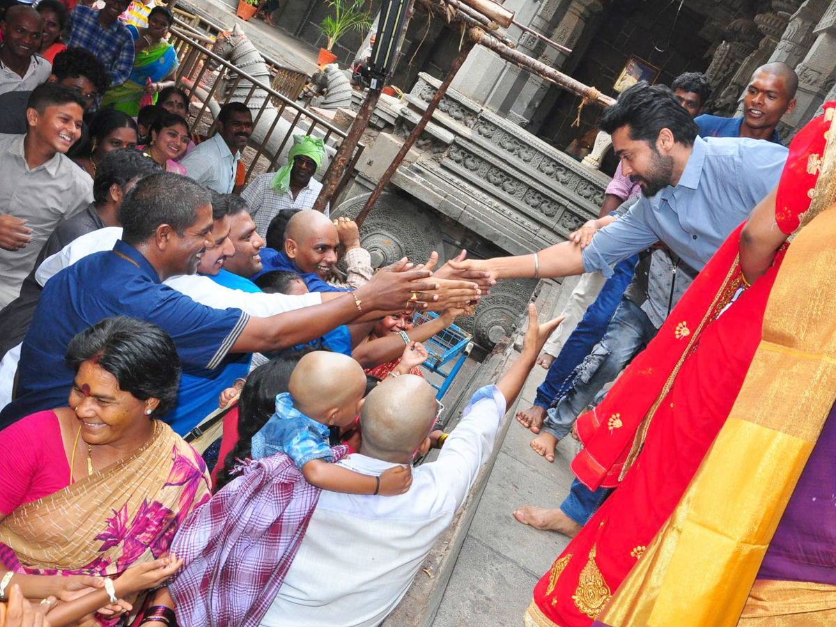 Surya and Karthi at Simhachalam Temple Photo Gallery - Sakshi4