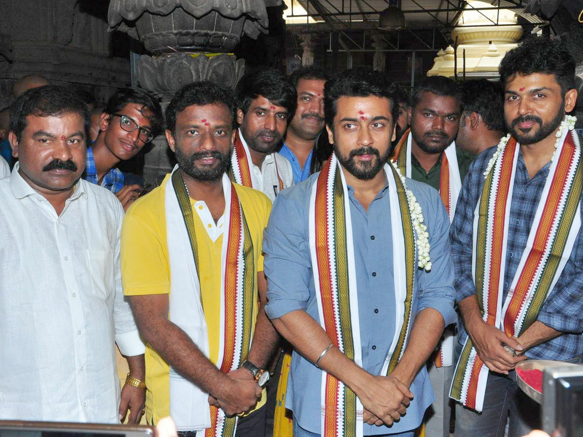 Surya and Karthi at Simhachalam Temple Photo Gallery - Sakshi7