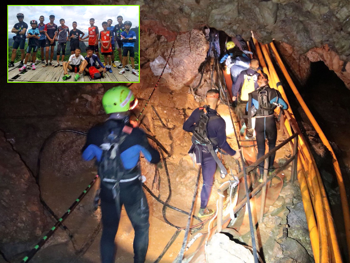 థాయ్‌లాండ్‌ ఆపరేషన్‌ కేవ్‌.. | Thailand Cave Rescue Operation Photo ...