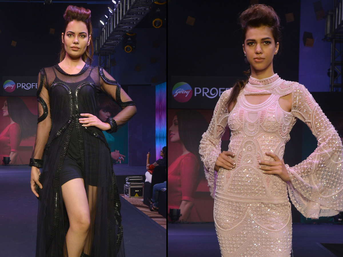  hair style Glow..colourful show - Sakshi8