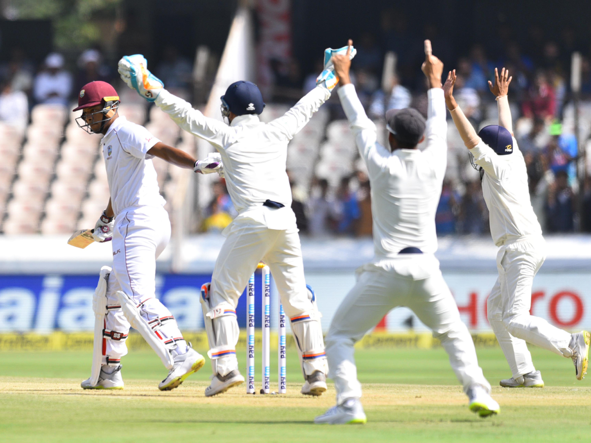 India VS West Indies 2nd Test Day 1 at Hyderabad Photo Gallery - Sakshi12