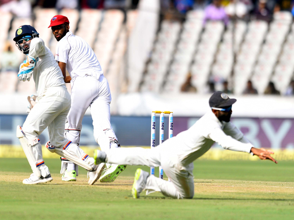 India VS West Indies 2nd Test Day 1 at Hyderabad Photo Gallery - Sakshi2