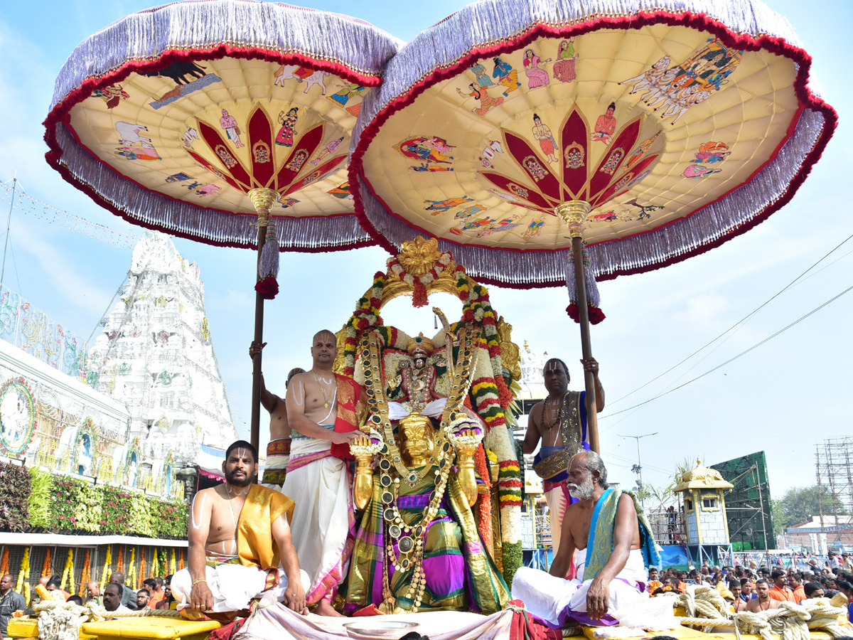 GOVINDARAJA RIDES ON HANUMANTHA VAHANAM - Sakshi11