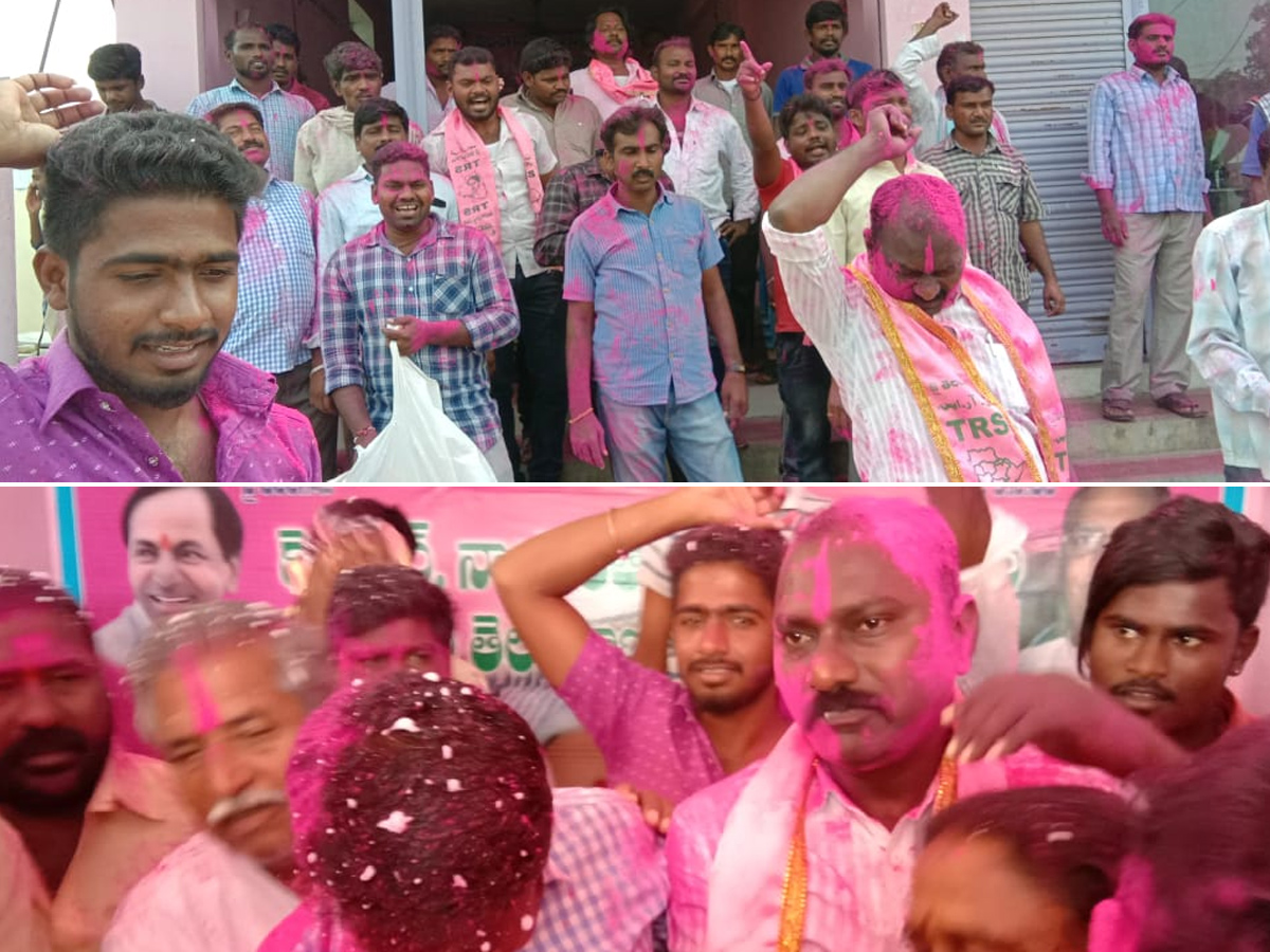 trs winning celebrations Photo Gallery - Sakshi14