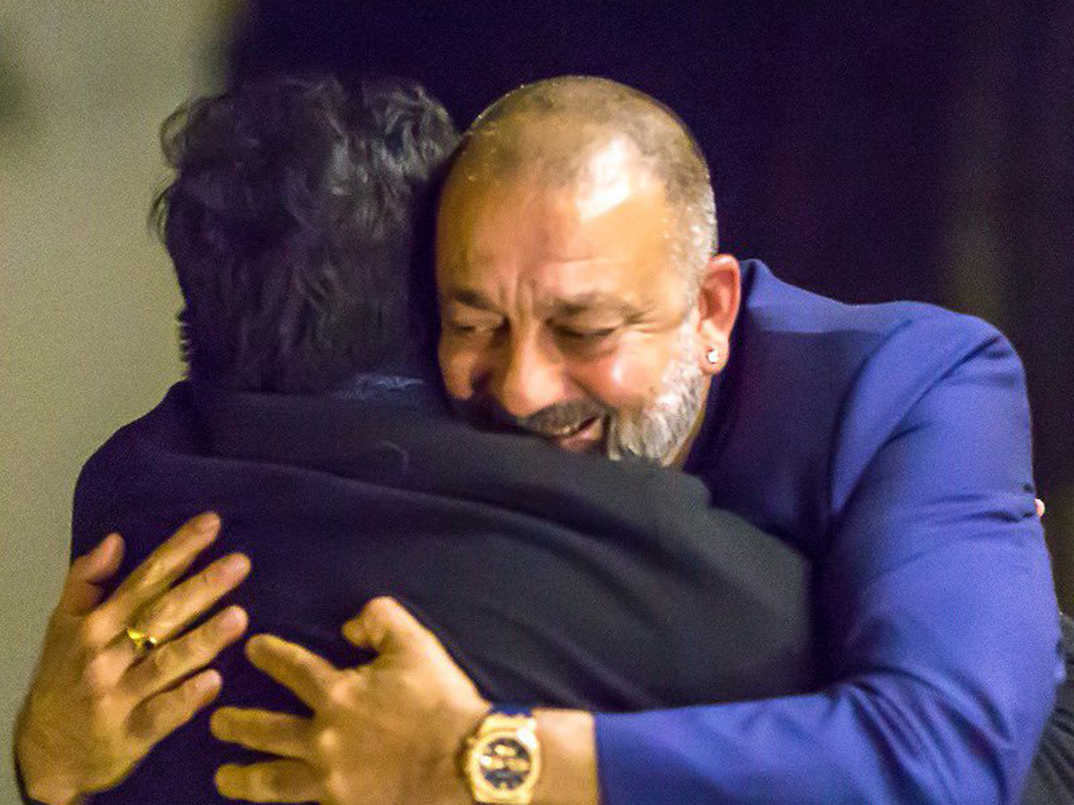 Sanjay Dutt and Chiranjeevi and son Ram Charan Photos - Sakshi7