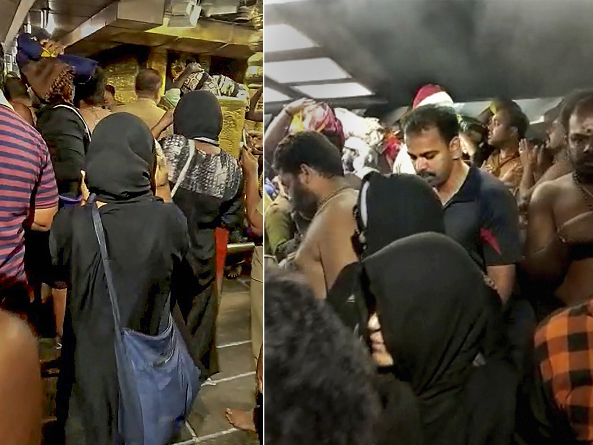  protest in Sabarimala temple Photo Gallery - Sakshi1