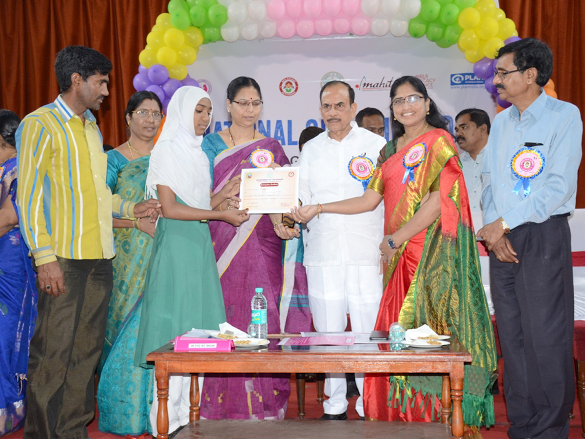 Mahmood Ali Hon'ble Minister for Home participated in the National Girl Child Day Celebrations Photo gallery - Sakshi6