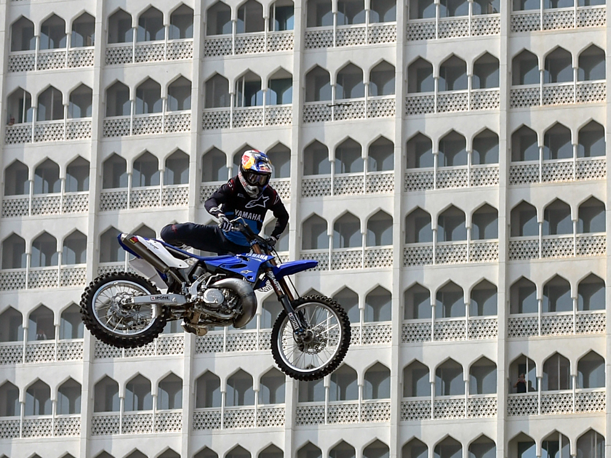 bike stunts at Gateway of India during the Red Bull FMX JAM event in Mumbai Photo Gallery - Sakshi9