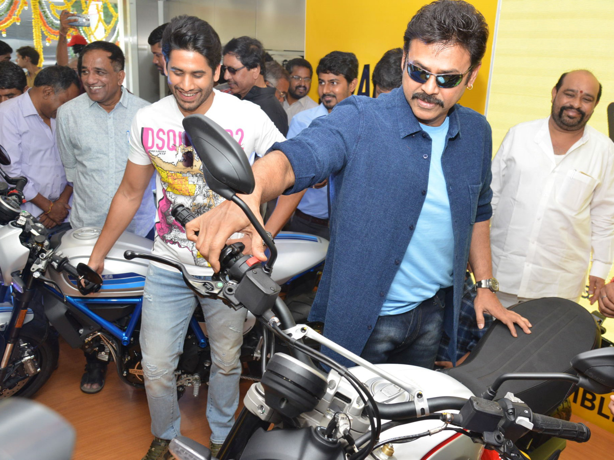 Venkatesh and Naga Chaitanya Launches Ducati Showroom Photo Gallery - Sakshi11