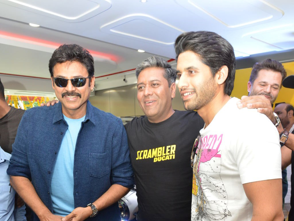 Venkatesh and Naga Chaitanya Launches Ducati Showroom Photo Gallery - Sakshi8