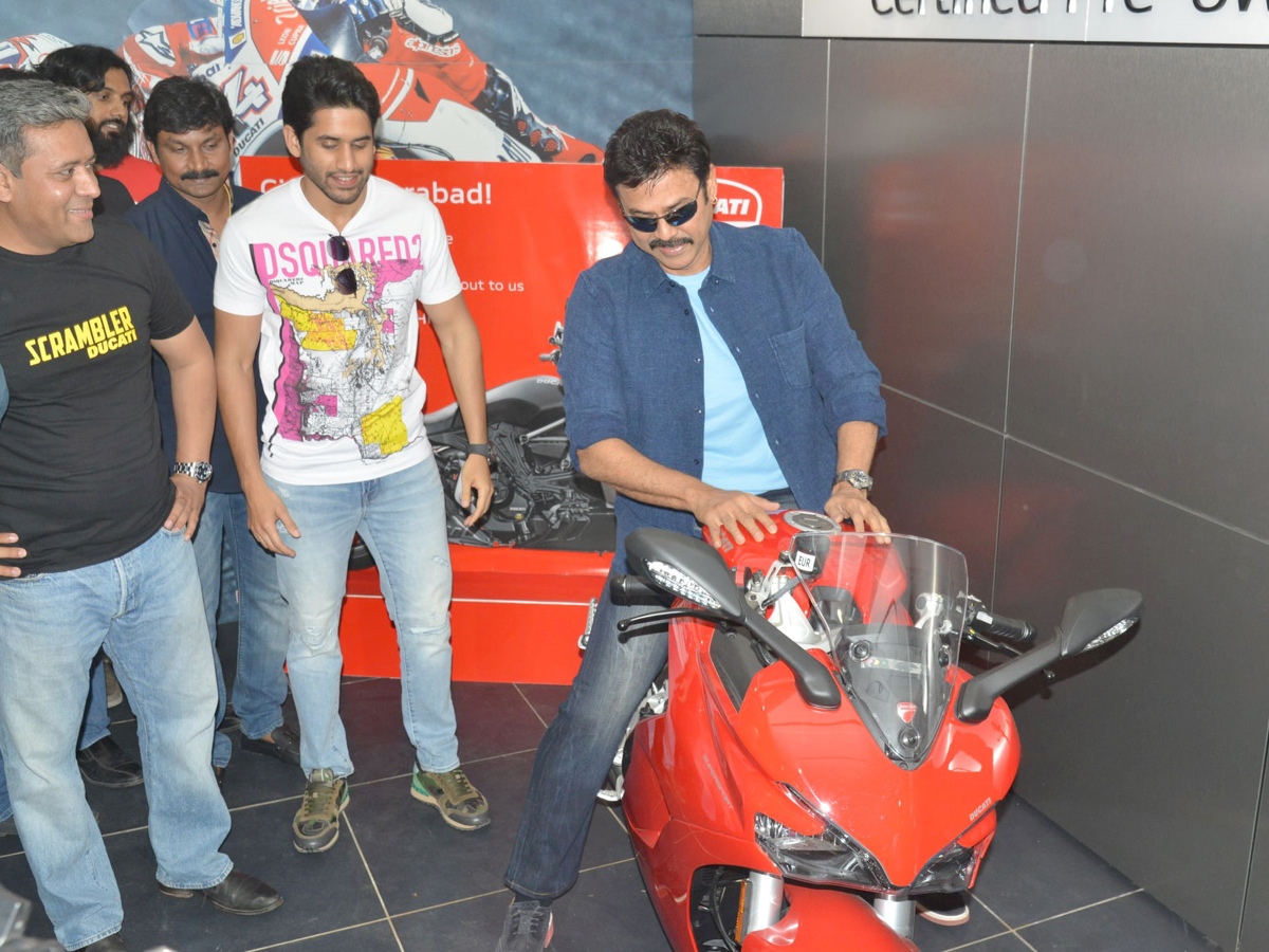 Venkatesh and Naga Chaitanya Launches Ducati Showroom Photo Gallery - Sakshi9