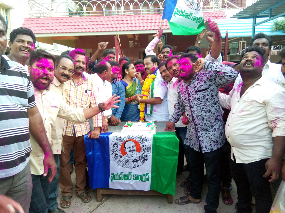 Celebrations YSRCP win in Andhra Pradesh Election Photo gallery - Sakshi11