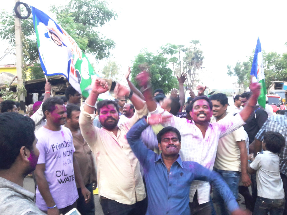 Celebrations YSRCP win in Andhra Pradesh Election Photo gallery - Sakshi2