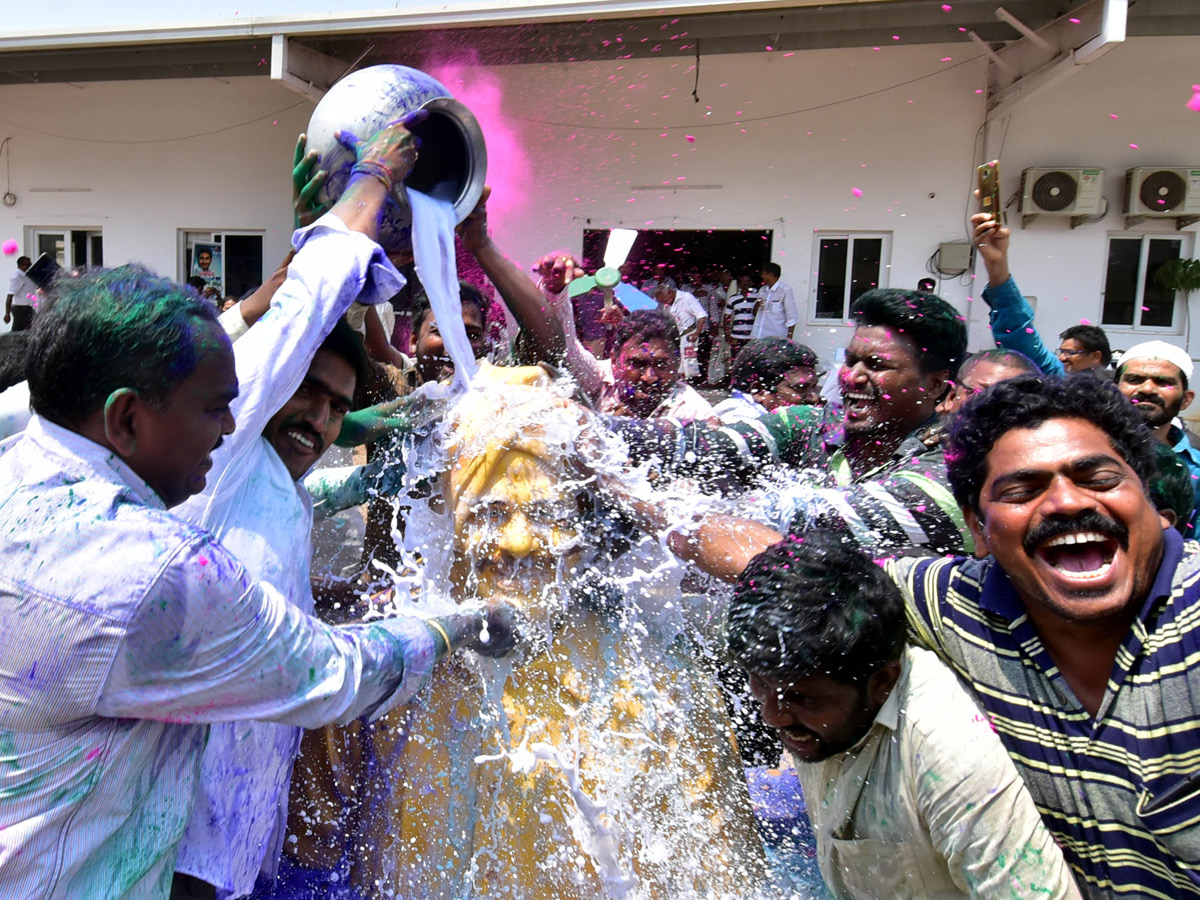 Celebrations YSRCP win in Andhra Pradesh Election Photo gallery - Sakshi8