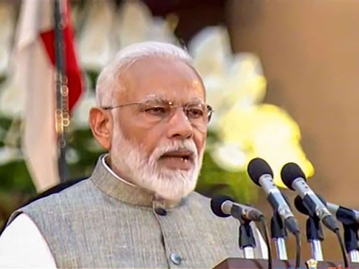 Narendra Modi second swearing in ceremony at Rashtrapati Bhavan Photo Gallery - Sakshi6