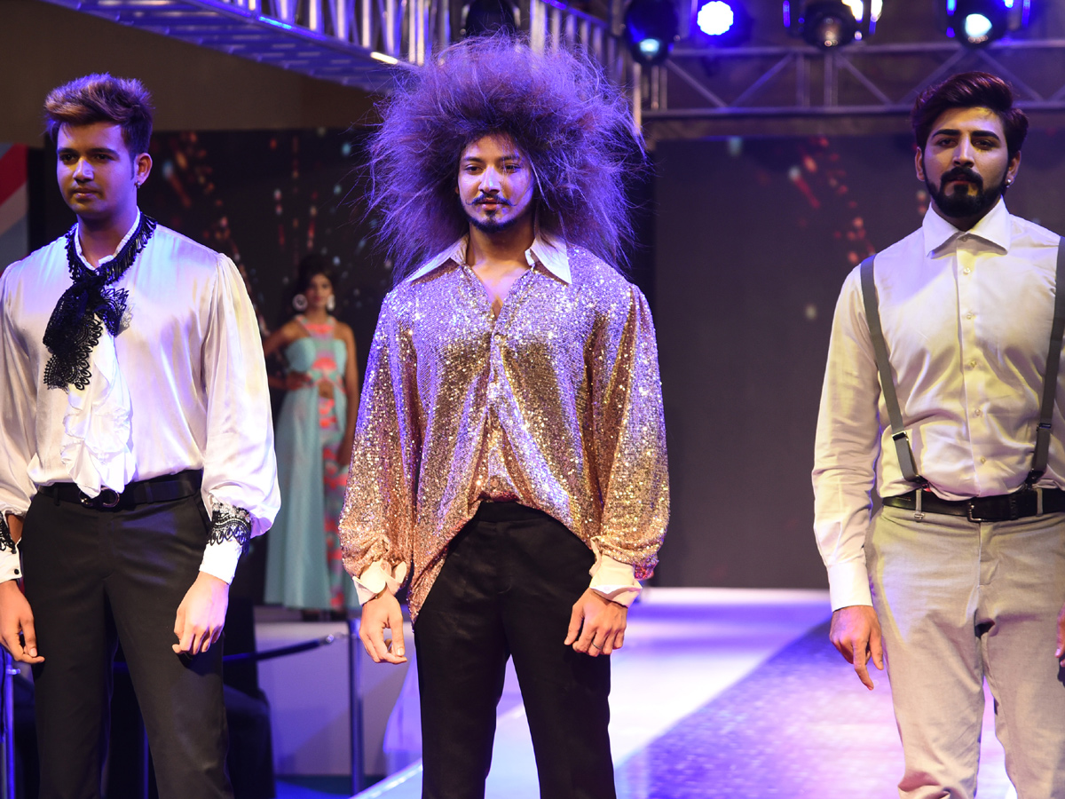 Nidhi Agarwal Glitters in A Fashion Show at Vijayawada Photo Gallery - Sakshi2