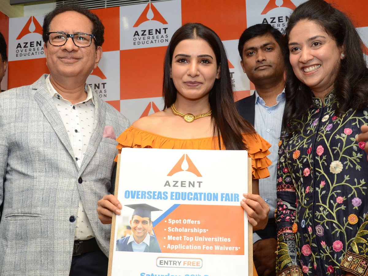 Samantha Launches Overseas Education Center at Hyderabad Photo Gallery - Sakshi5