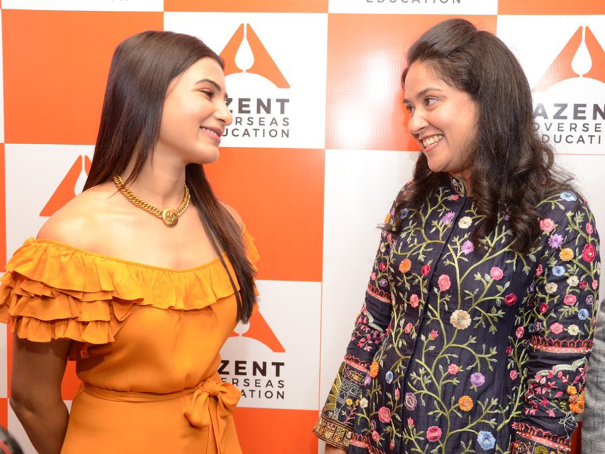 Samantha Launches Overseas Education Center at Hyderabad Photo Gallery - Sakshi8