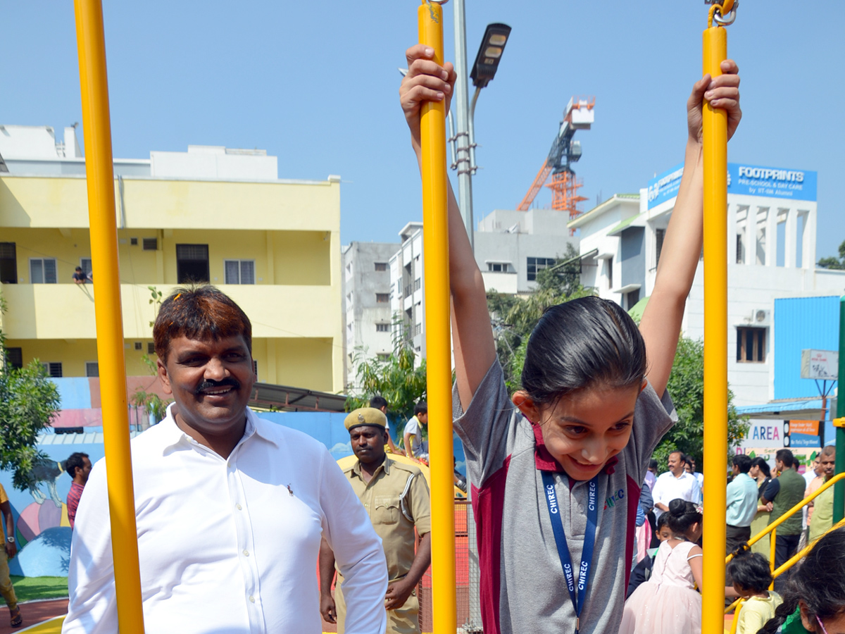 Mayor inaugurates Childrens Park in Gachibowli Photo Gallery - Sakshi5
