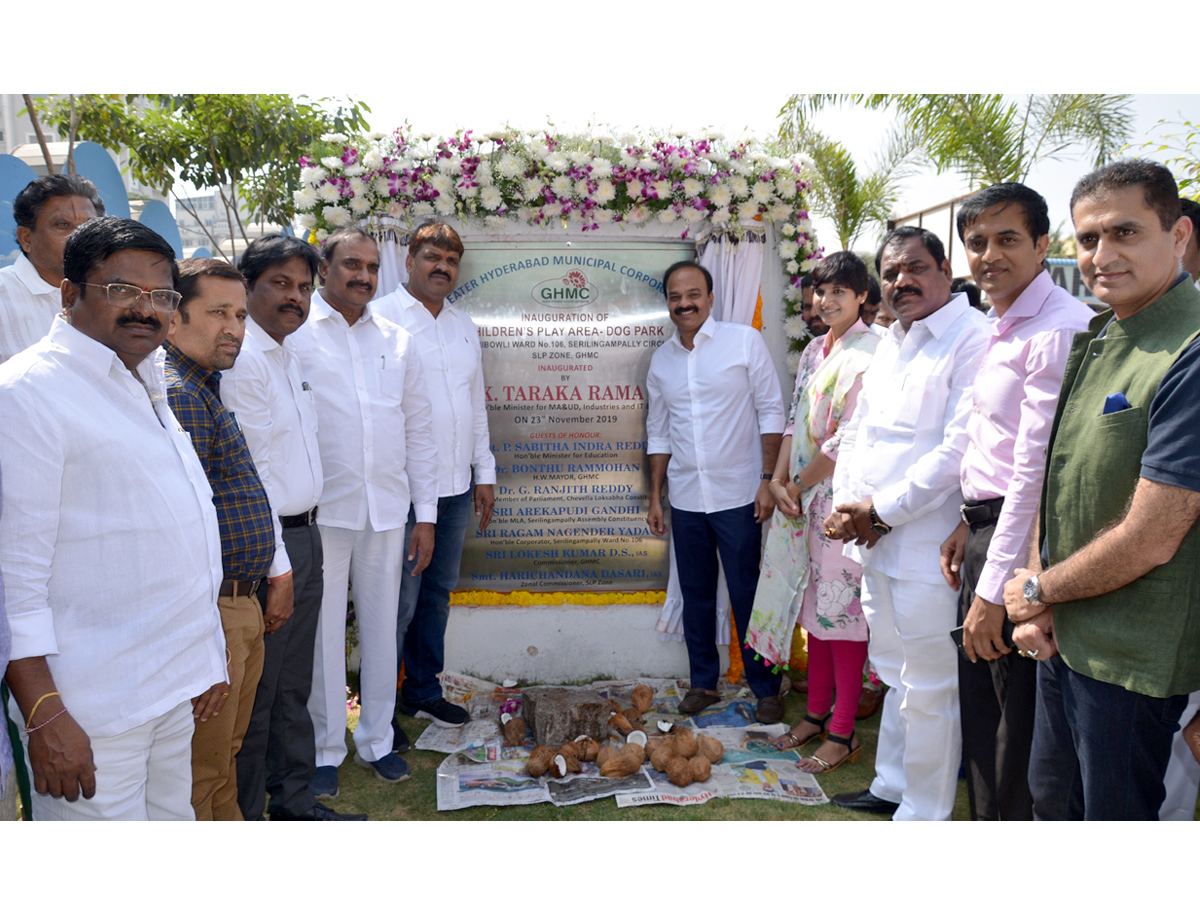 Mayor inaugurates Childrens Park in Gachibowli Photo Gallery - Sakshi8