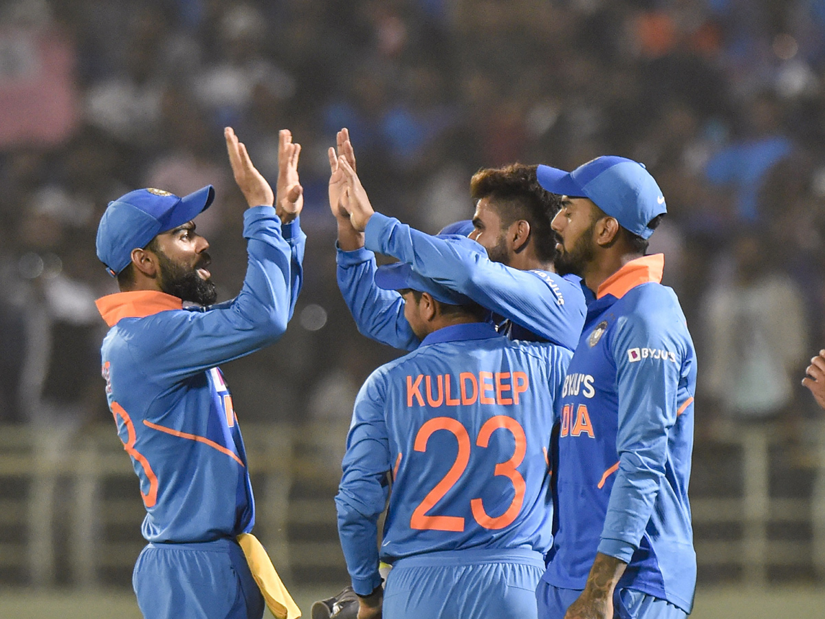 India beat West Indies by 107 runs to level ODI series Photo Gallery - Sakshi20