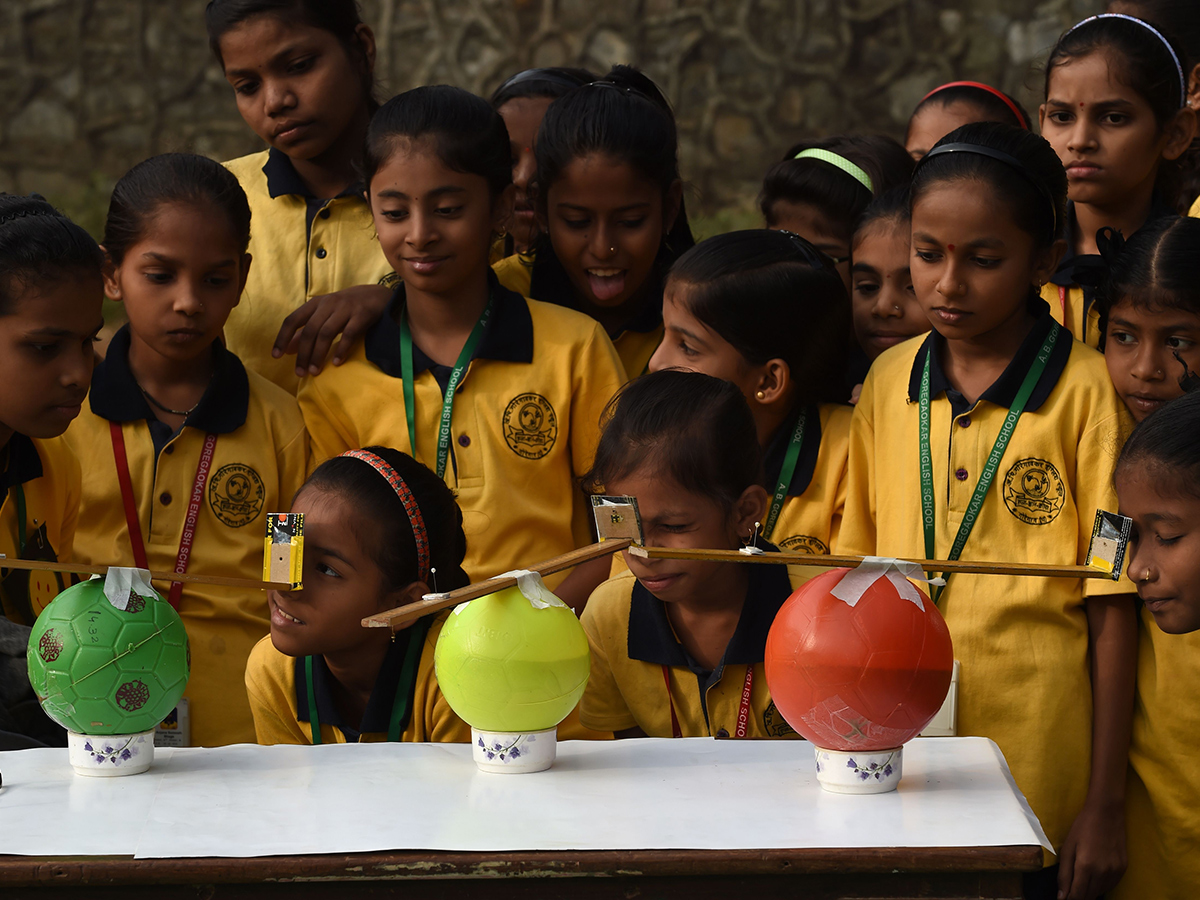 Solar Eclipse Begins Enthralling View Sky Photo Gallery - Sakshi17