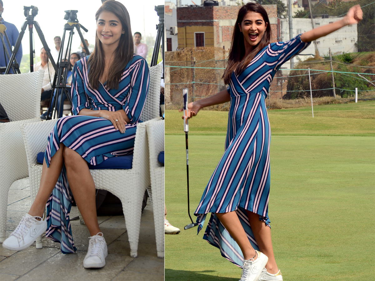 Pooja Hegde Playing Golf Cancer Crusaders Invitation Cup 2020 Event - Sakshi6