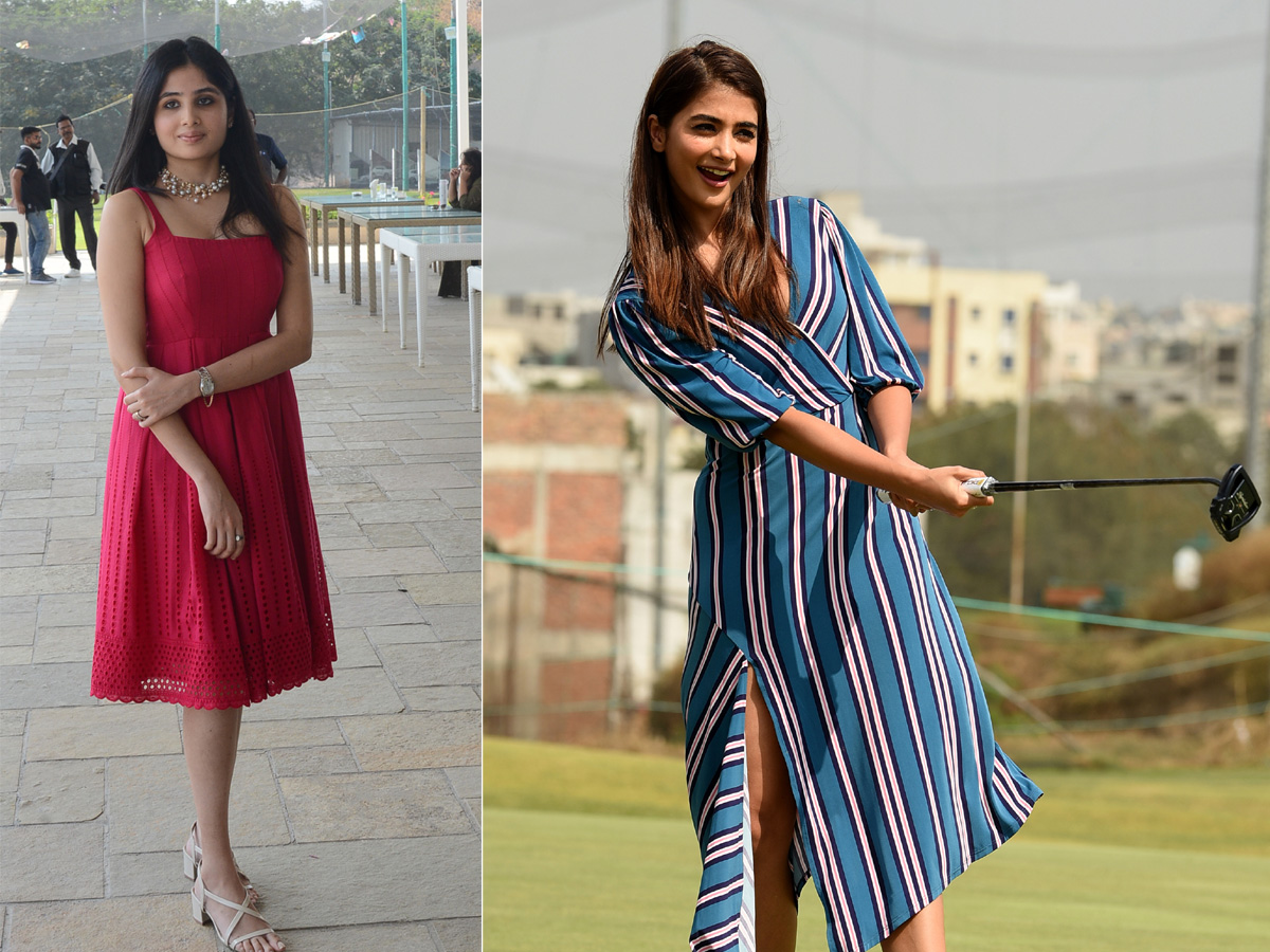 Pooja Hegde Playing Golf Cancer Crusaders Invitation Cup 2020 Event - Sakshi3