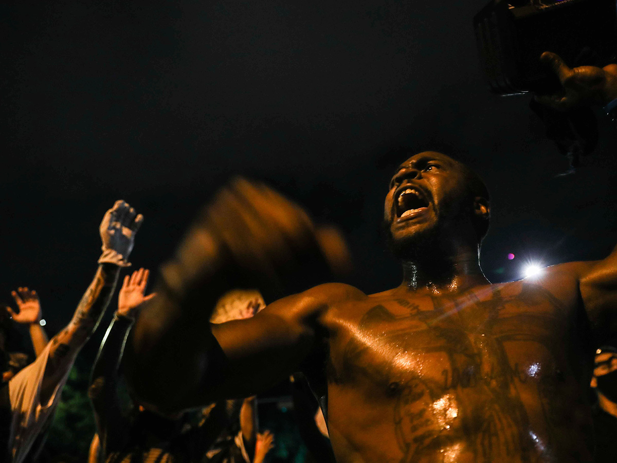 violent usa against death george floyd photo gallery - Sakshi14