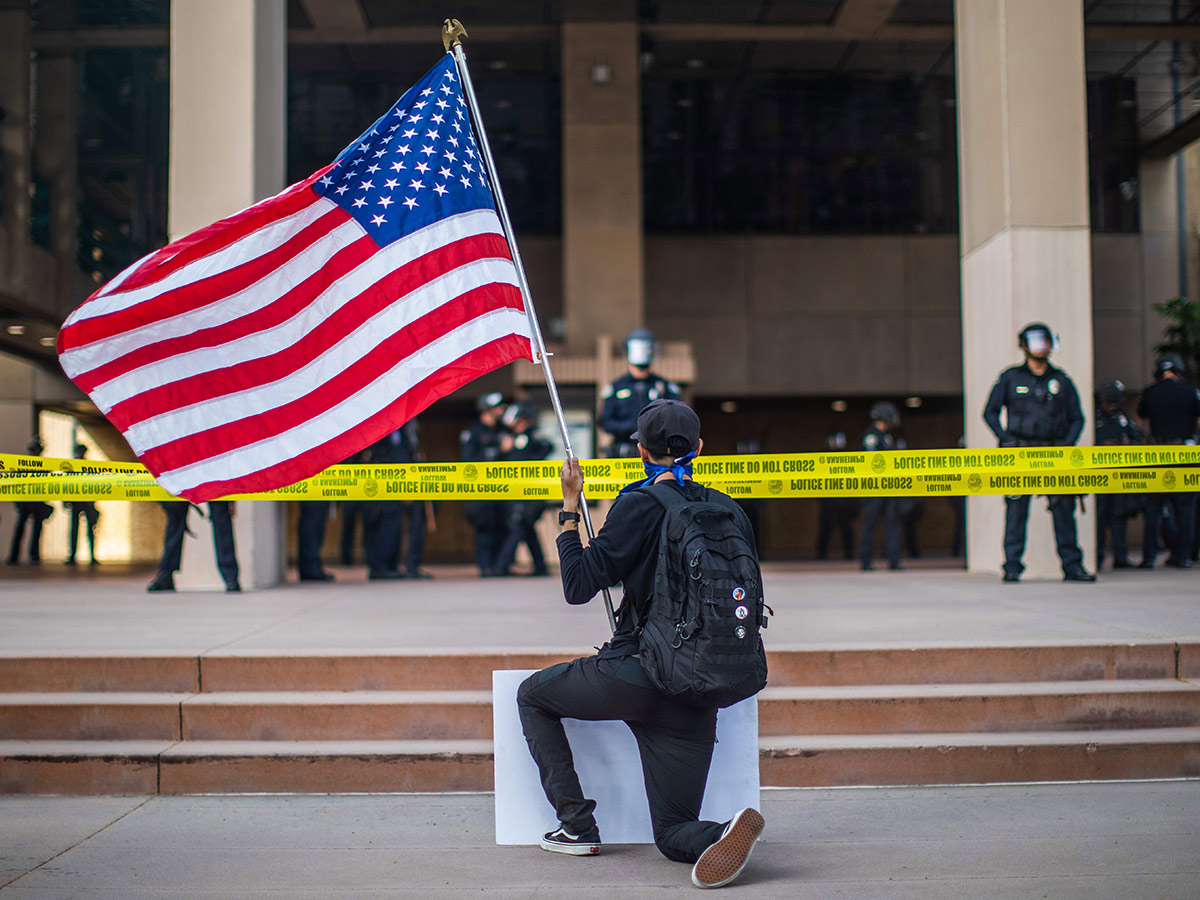 violent usa against death george floyd photo gallery - Sakshi2