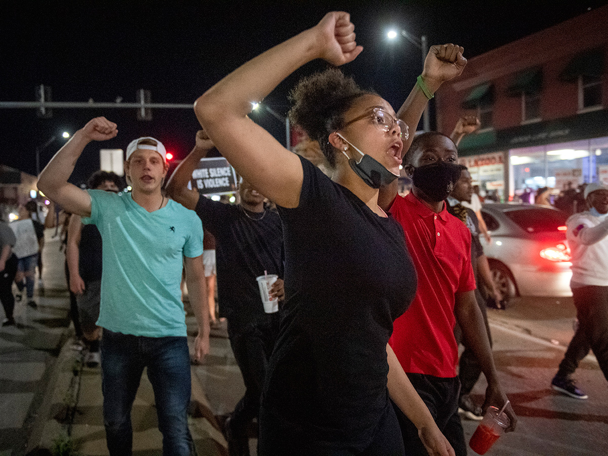 violent usa against death george floyd photo gallery - Sakshi21
