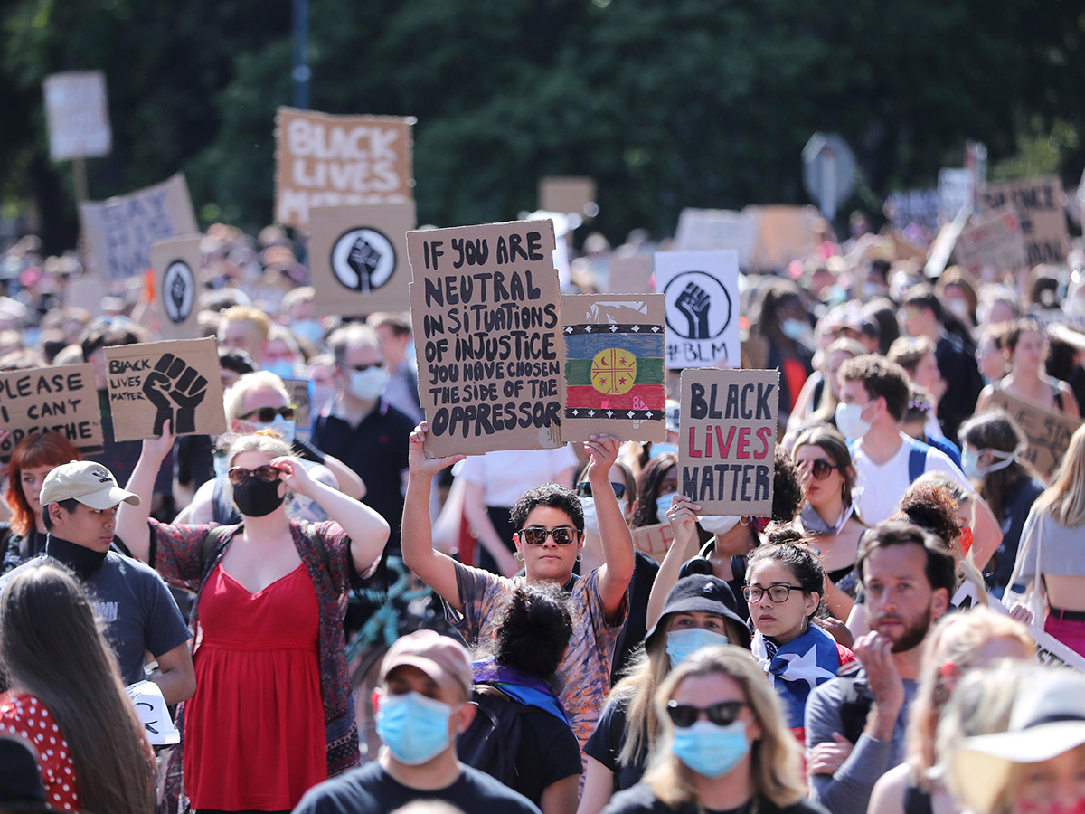 violent usa against death george floyd photo gallery - Sakshi24