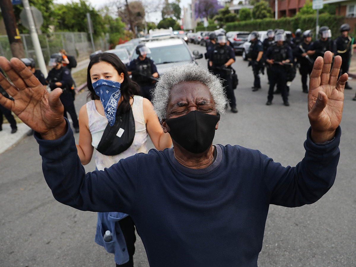 violent usa against death george floyd photo gallery - Sakshi28