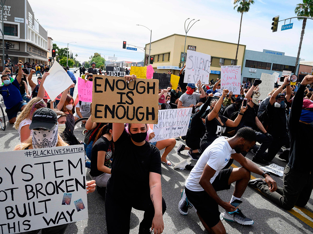 violent usa against death george floyd photo gallery - Sakshi35