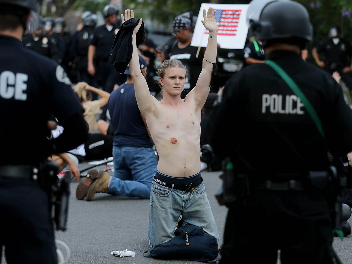 violent usa against death george floyd photo gallery - Sakshi39