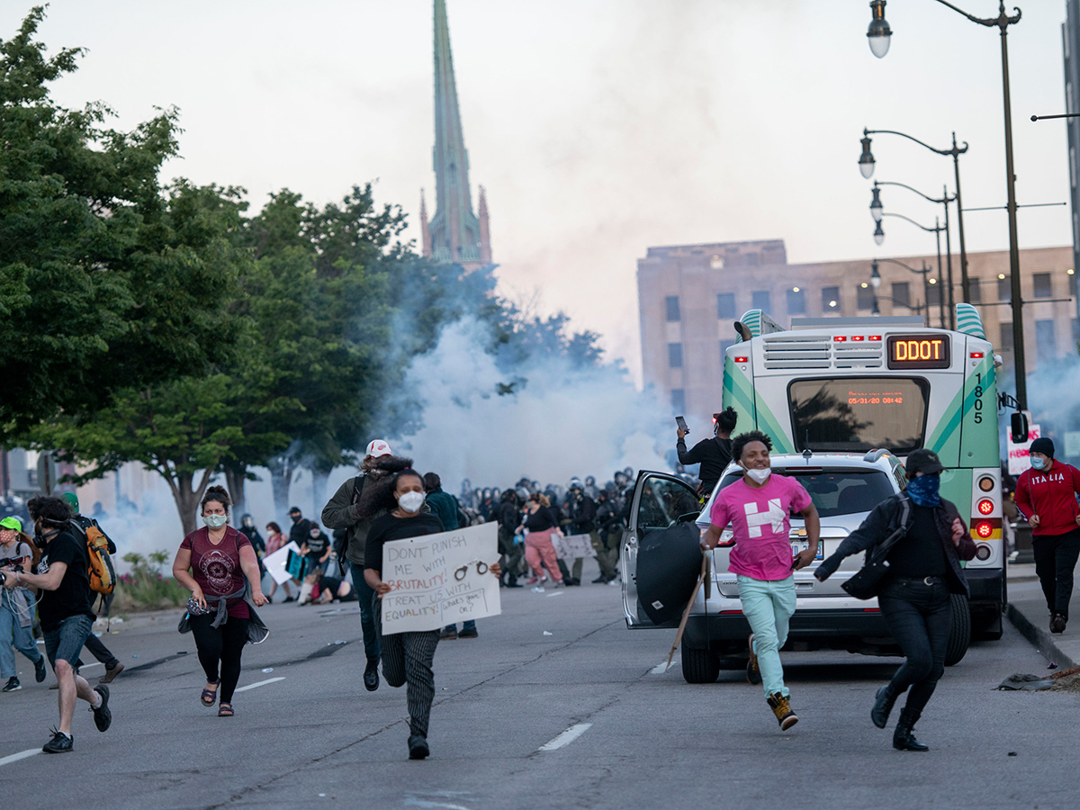 violent usa against death george floyd photo gallery - Sakshi4