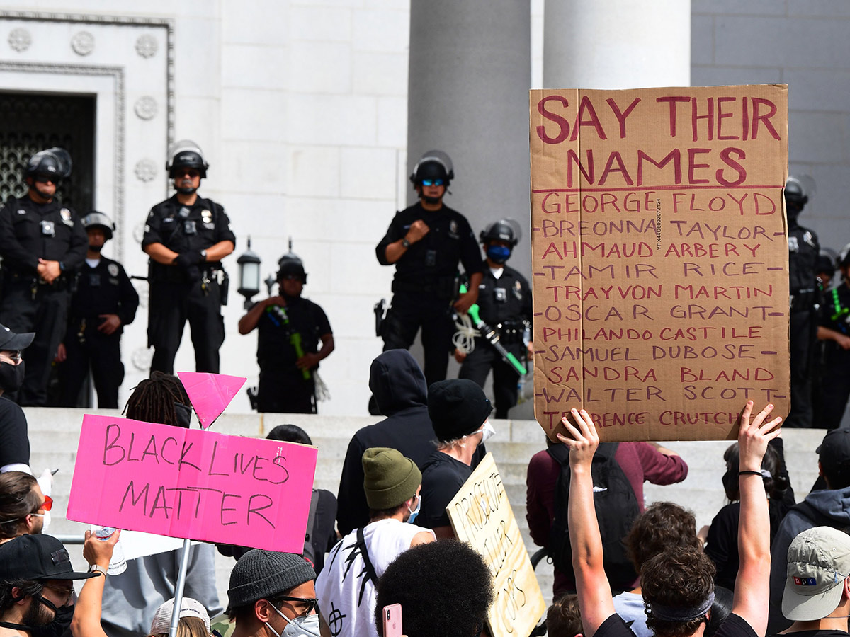 violent usa against death george floyd photo gallery - Sakshi50