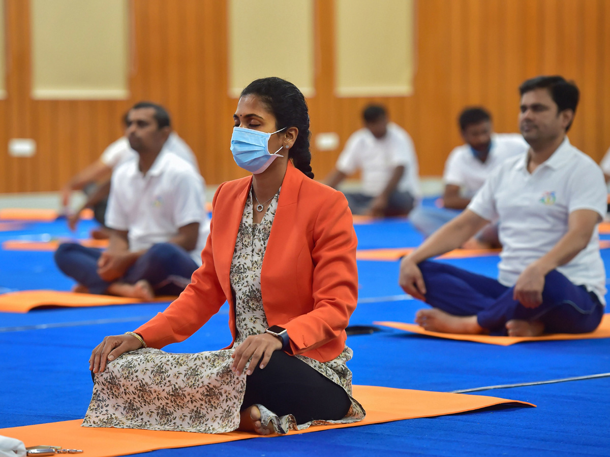 International Yoga Day 2020 - Sakshi12
