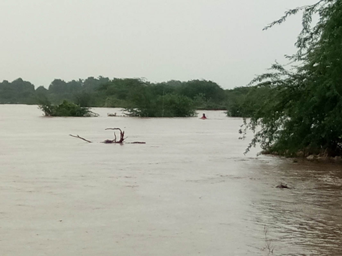 Heavy Water Inflow in Krishna Rivers vijayawada photo gallery - Sakshi19